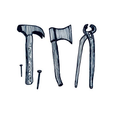 Carpenter Tools Tattoo Set