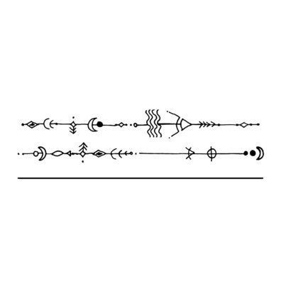 Minimalist Arrows Collection Tattoo
