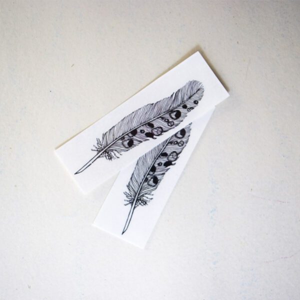 Black And White Feather - Image 2