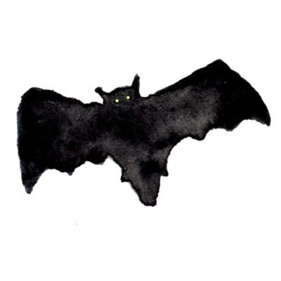 Bat Ink Silhouette Tattoo