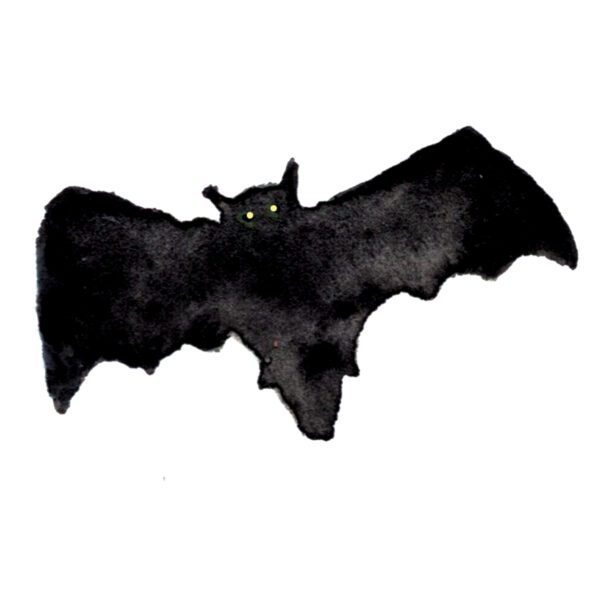 Bat Ink Silhouette Tattoo