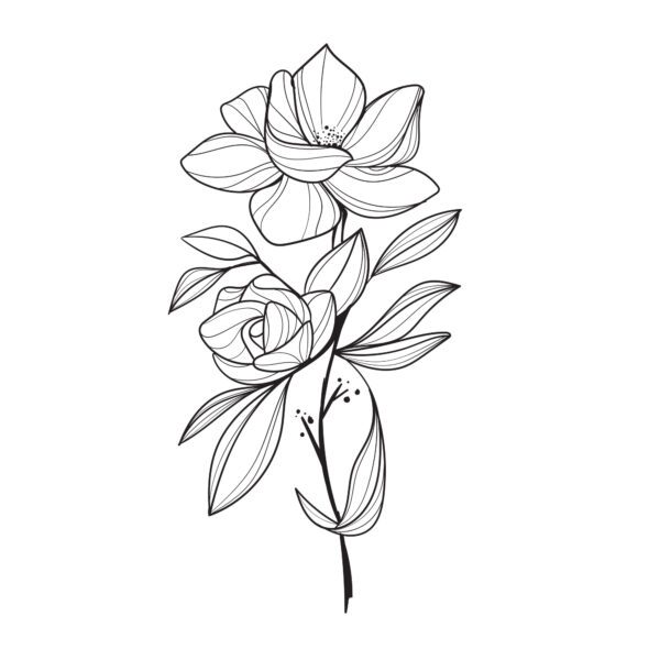 Bold Floral Cluster