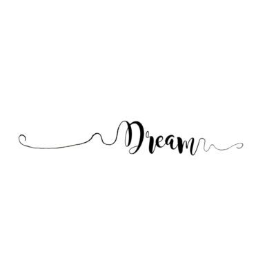 Dream Calligraphy Word