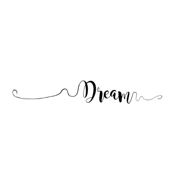Dream Calligraphy Word