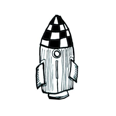Retro Rocket Tattoo