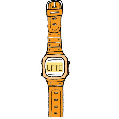 A FEW MINUTES LATE ORANGE