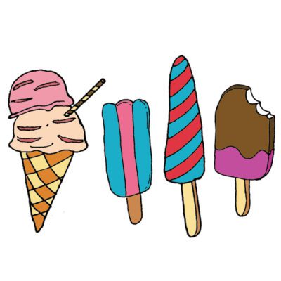 Colorful Ice Cream