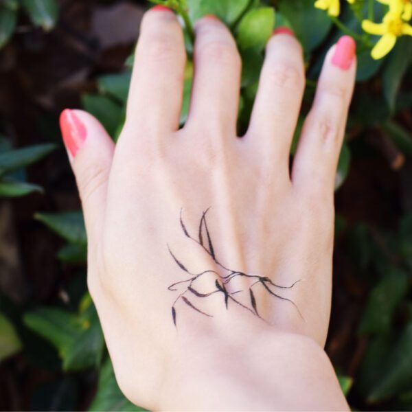 Bamboo Brush Painting Tattoo - Image 2